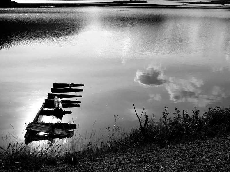 le vieux quai du lac Ha-Ha