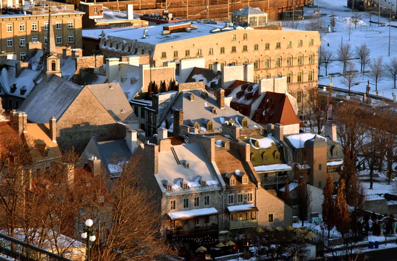 Plongée sur le Petit Champlain