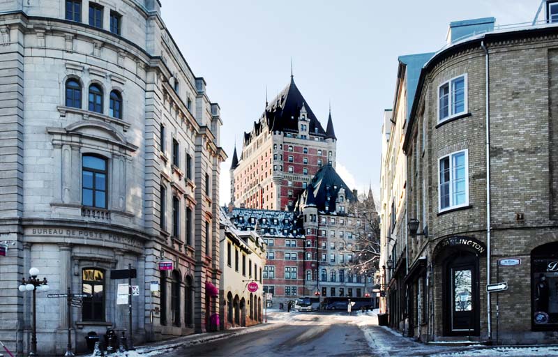 L'arrivée au château