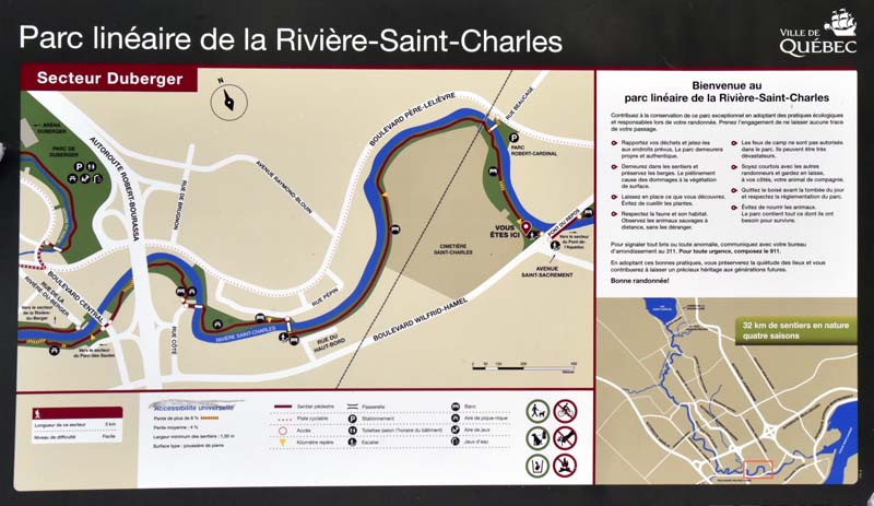 Parc linéaire de la Riv St-Charles,Duberger-les Saules