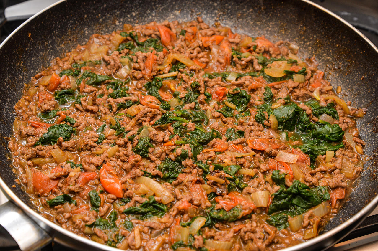 Beef Mince and Spinach Curry