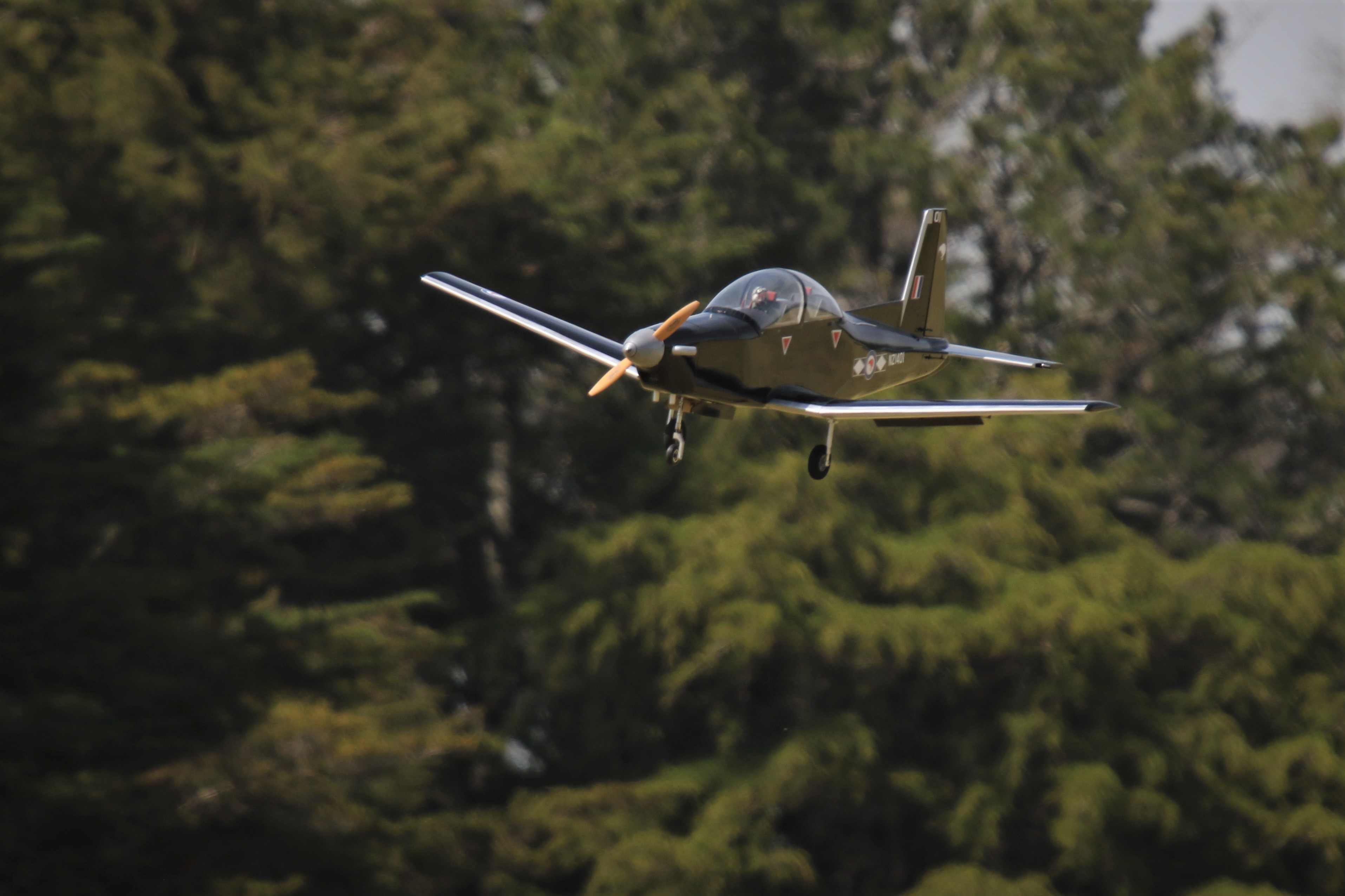Oles Beechcraft T-6 Texan II on a deadstick, 0T8A2662.JPG