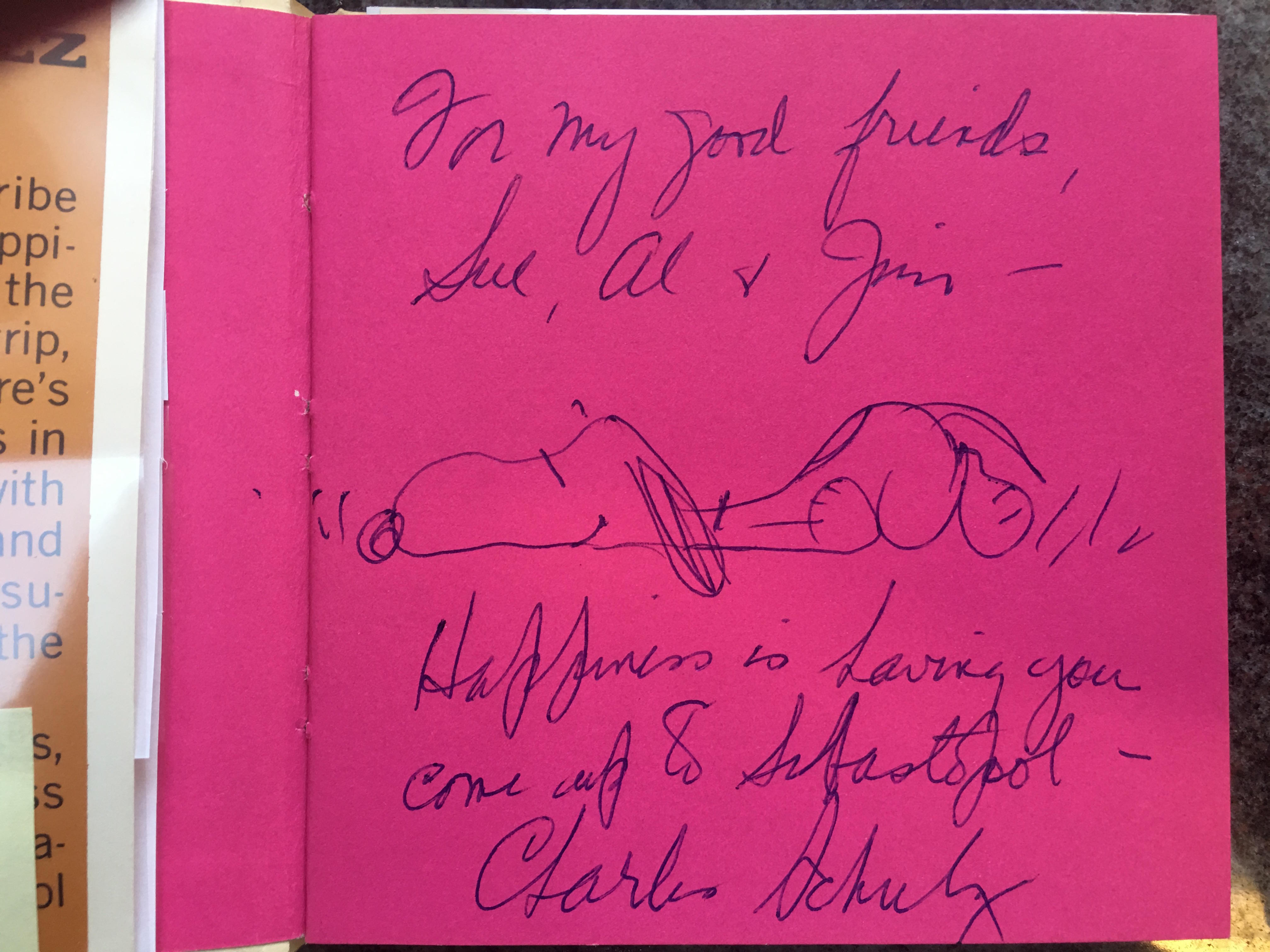 Charles Schulz (Happiness Is A Warm Puppy)