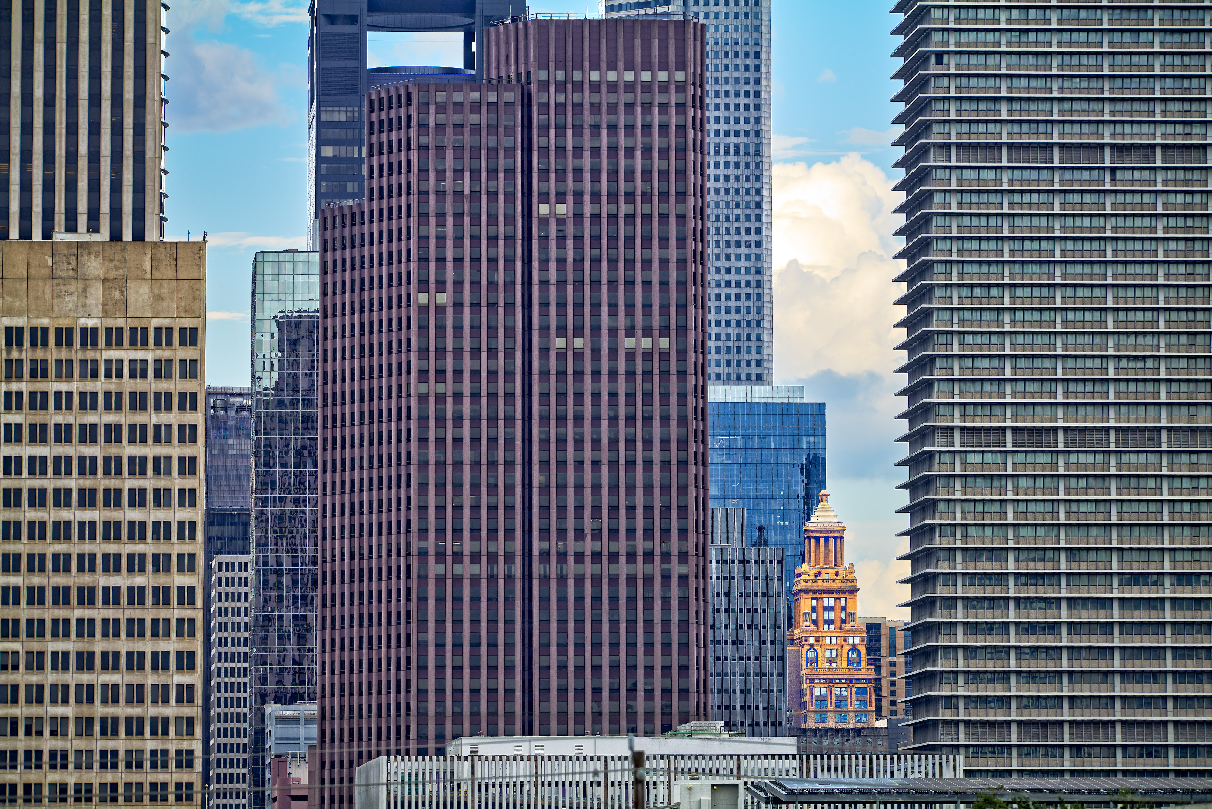 Nellie Esperson Building late afternoon September