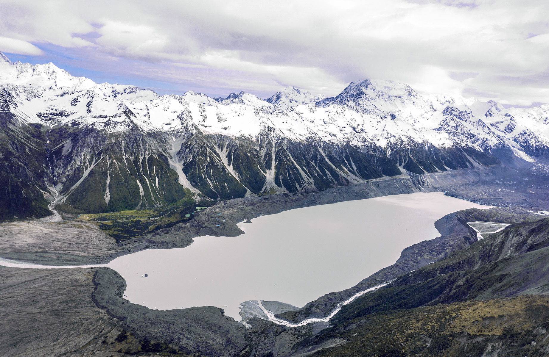 Helicopter Tour, Mt Cook Tasman Glacier Lake