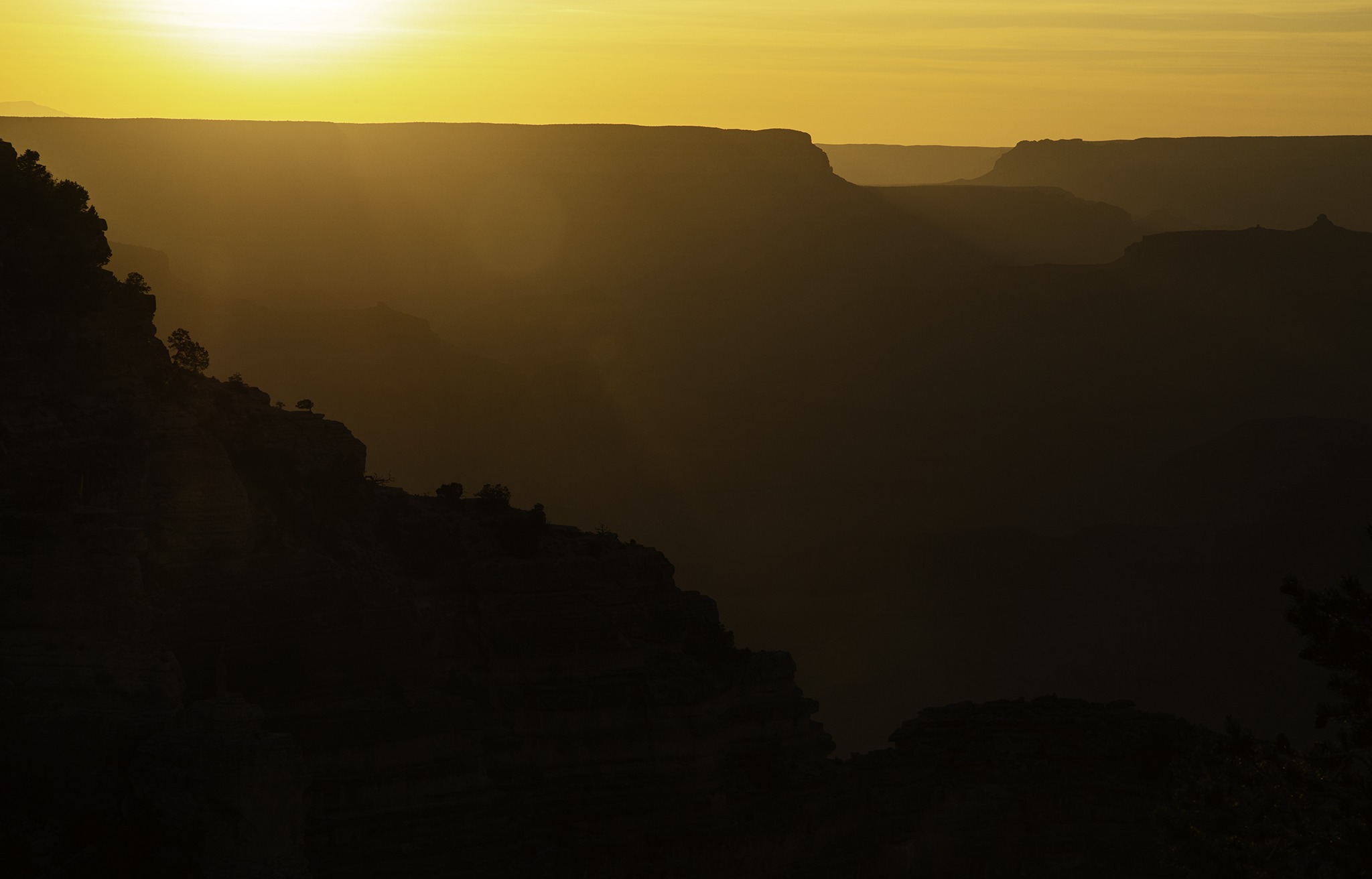 Sunset South Rim of Grand Canyon