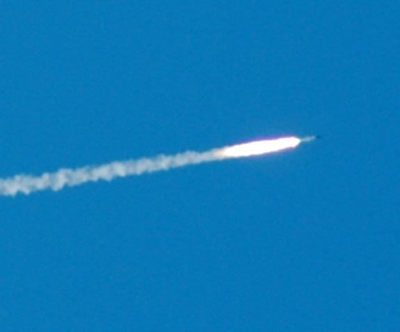 Rocket launch -first stage