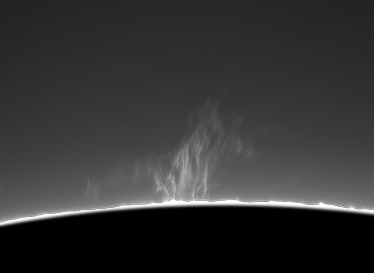prominence timelapse 21aug19