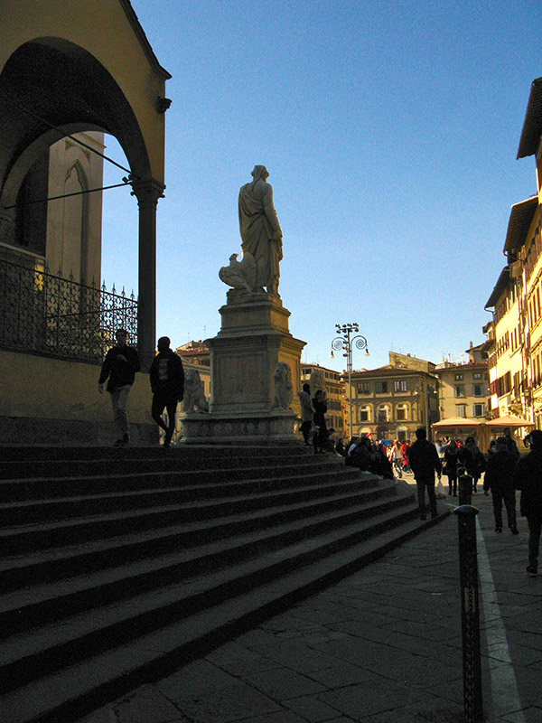 Looking toward Piazza Santa Croce1822
