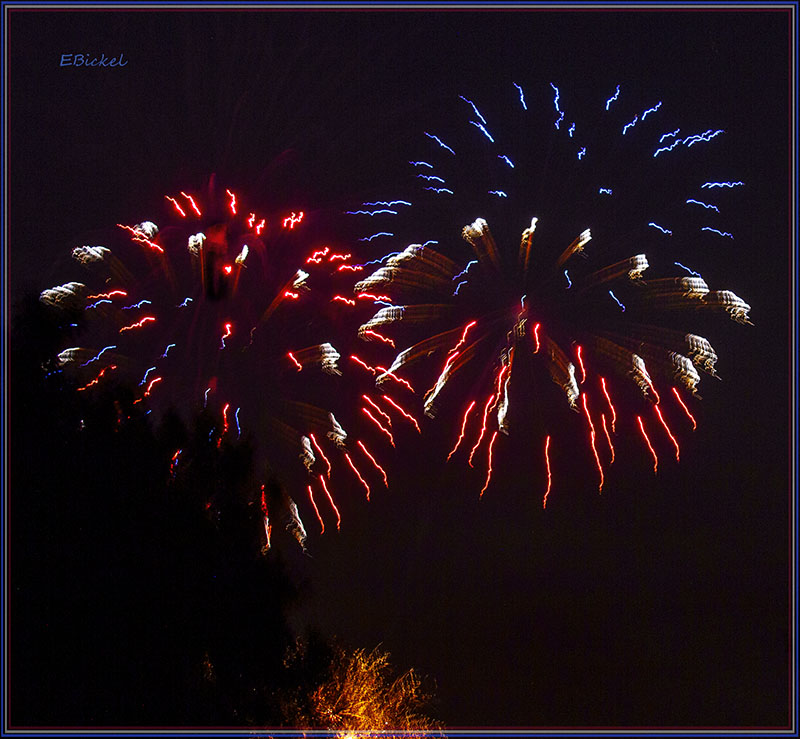 Fireworks Over the Bckyard