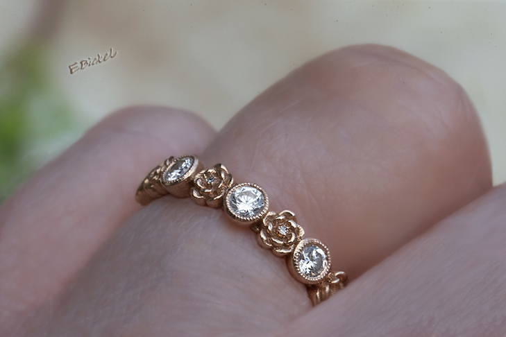 Rose Gold and Diamonds