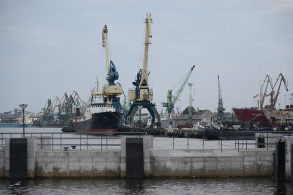 Port of Klaipeda, one of the most important in the eastern Baltic Sea region