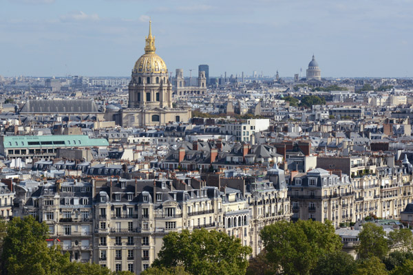 Golden dome of Napoleon's Tomb at Les Invalides