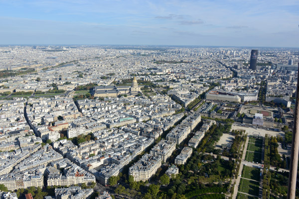 View southeast from the Eiffel Tower
