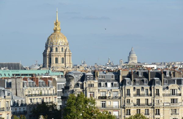 Les Invalides from the First Level of the Eiffel Tower