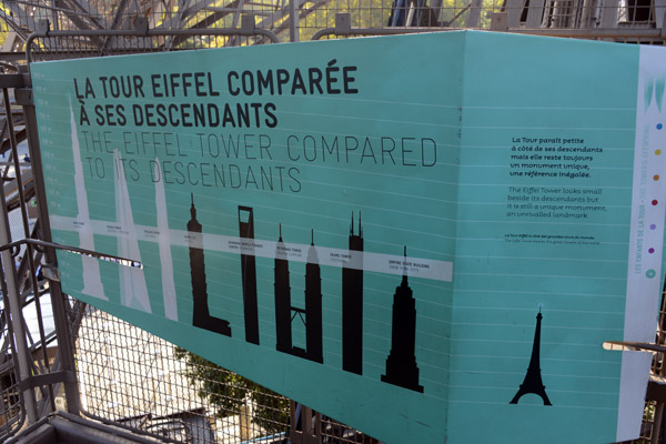 Comparing the Eiffel Tower to its descendants