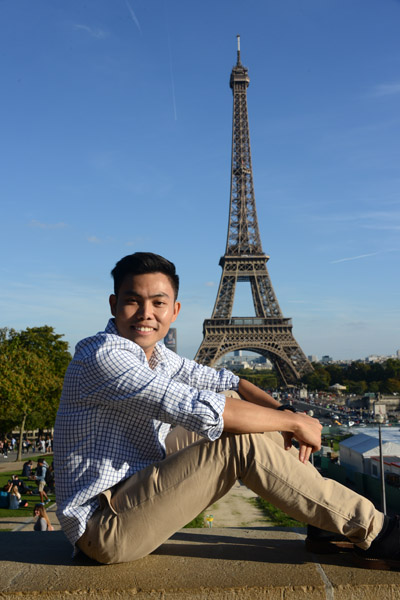 Great photo spot next to the Jardins du Trocadro