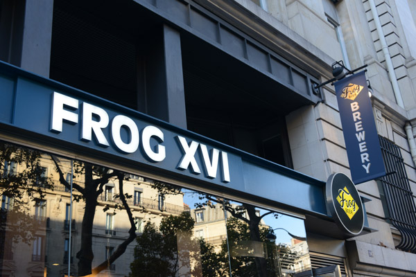 Frog XVI, Avenue Klber...rather disappointing French microbrewery