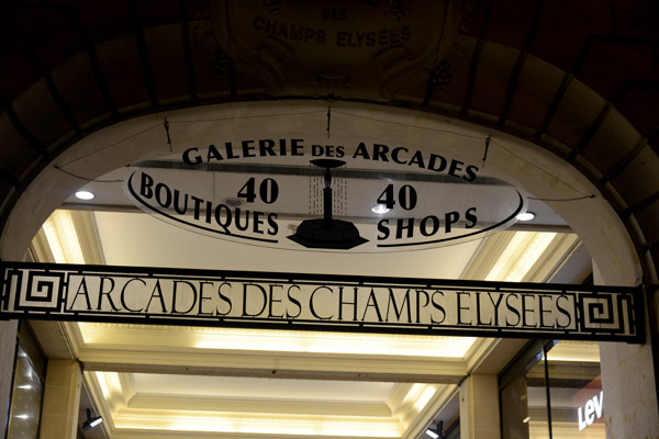 Arcades des Champs-lyses, Paris