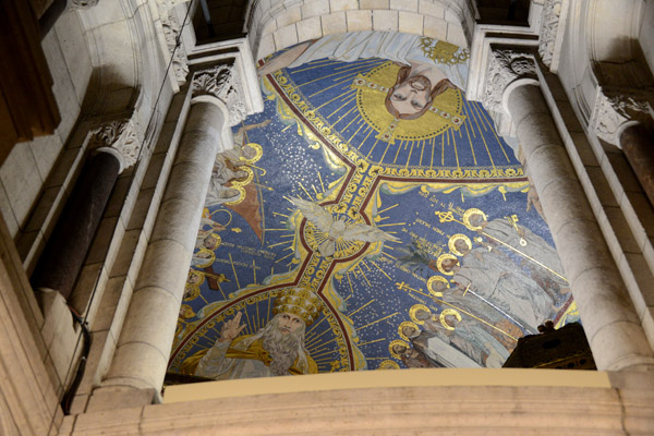 Late 19th C. mosaics, Basilica of Sacr-Cur, Paris