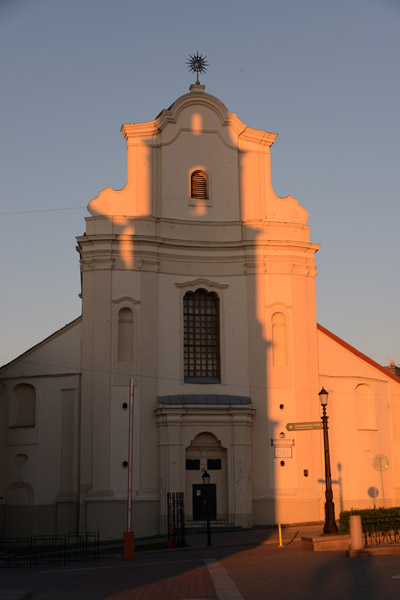 Shadow of Holy Spirit Cathedral on the Church of the Bernadine Monastery