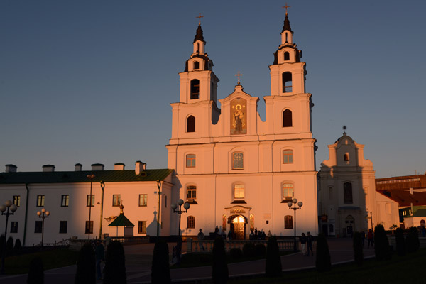 Holy Spirit Cathedral in the evening, Minsk