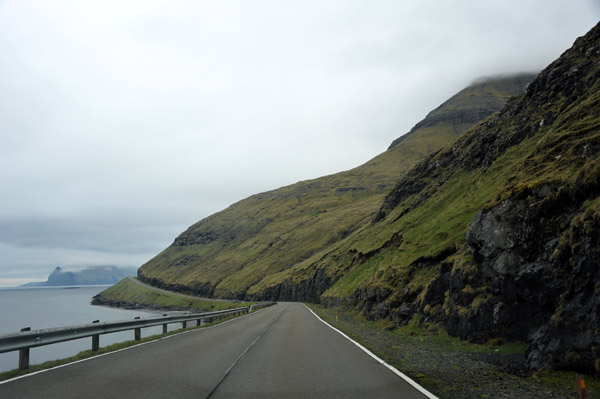 Main Road of Vágar on the north side of Sørvágurfjø∂ur