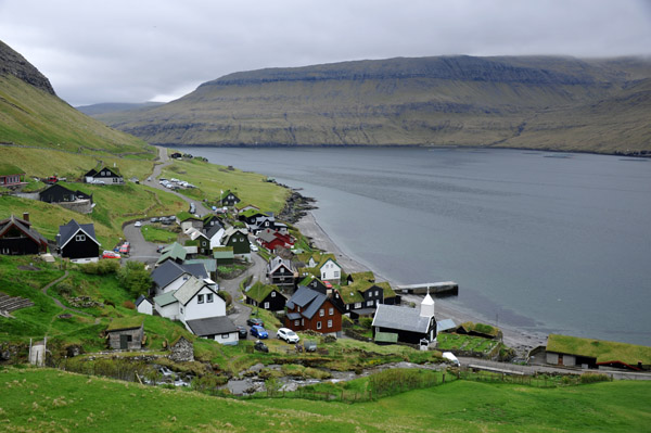 Village of Bøur, population 74, Vágar, Faroe Islands