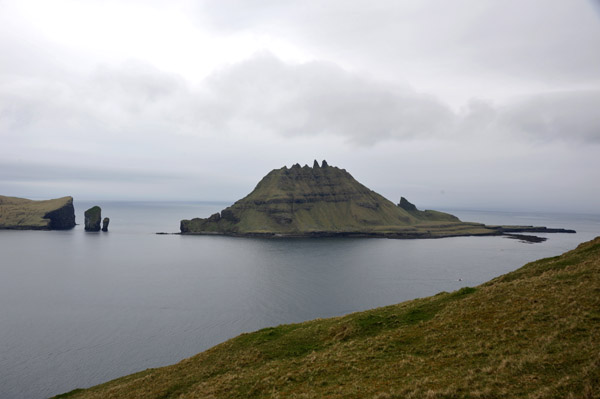 The uninhabited island of Tindhólmur, Faroe Islands