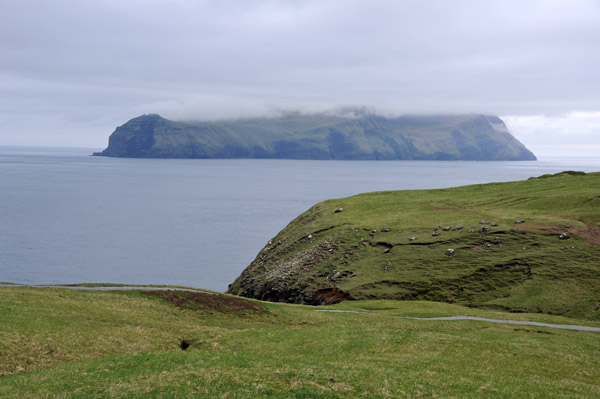 Island of Mykines, the westernmost island in the Faroes