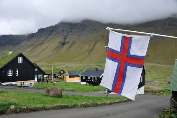 Flag of the Faroe Islands, Gásadalur