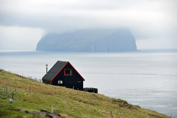 Island of Koltur from Vgar, Faroe Islands