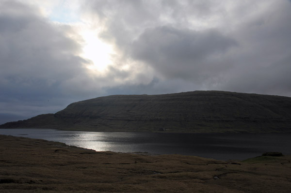 A momentary break in the clouds, Sørvágsvatn/Leitisvatn, Vágar