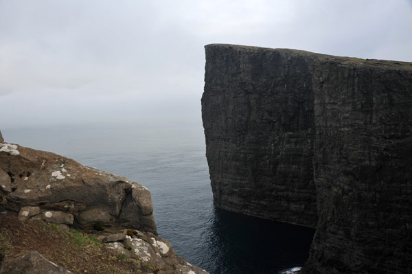 Trælanípan, Slave Cliff, said to be named for the slaves pushed over the edge during the Viking Age