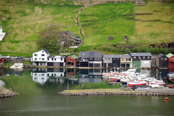 Fishing marina, Vestmanna, Streymoy, Faroe Islands