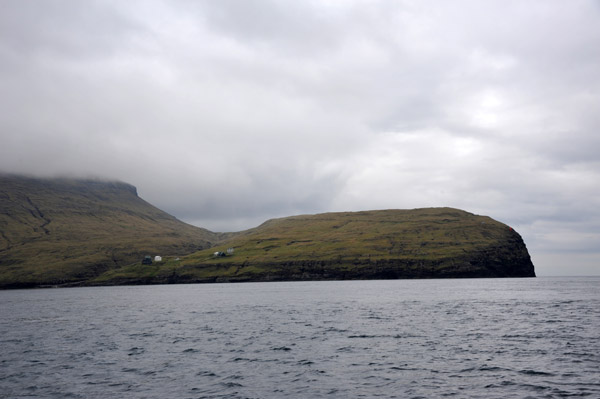 Easternmost point of Vgar with the remote village of Slttanes, now a ghost town 