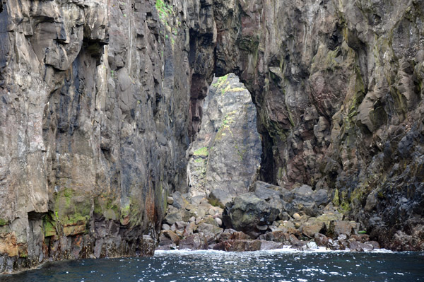 Natural Arch, west coast of Streymoy, Faroe Islands