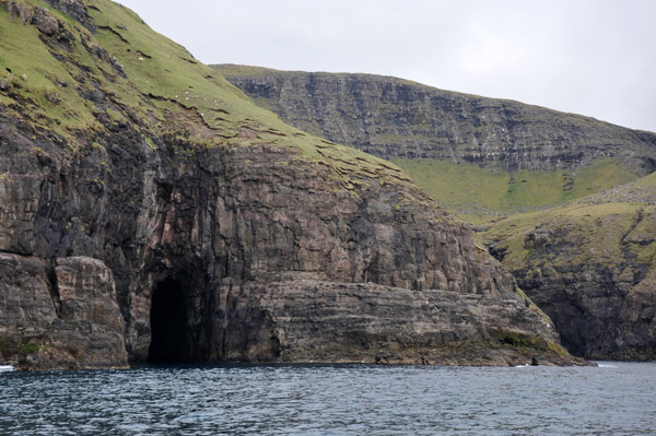Sea Cave, Sjferir boat tour, west coast of Streymoy, Faroe Islands