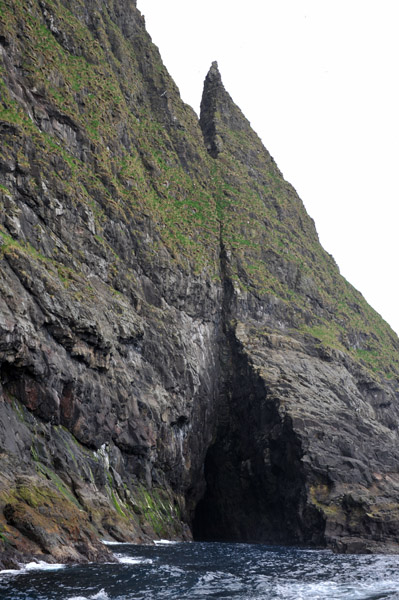 Sharp cliffs of the west coast of Streymoy