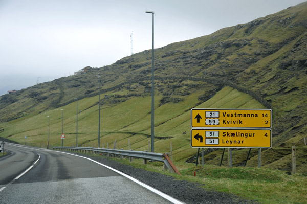 Road to Vestmanna and Kvvk, Streymoy, Faroe Islands