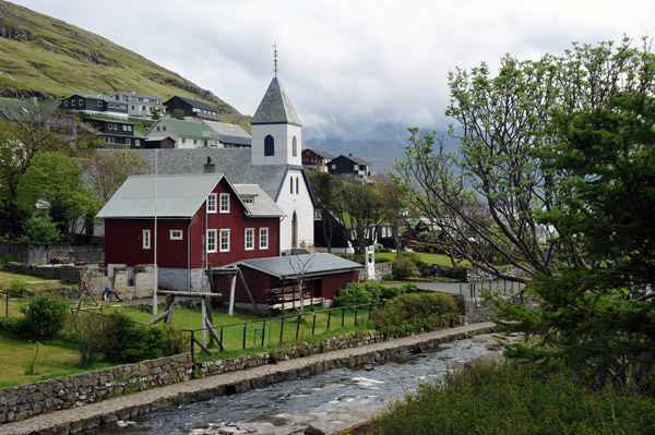 Church of Kvvk, Streymoy, Faroe Islands