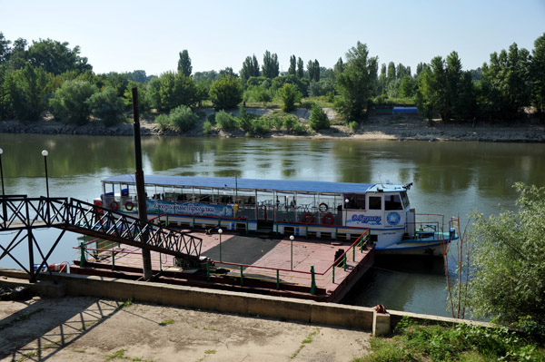 Tour boat on the Dnister River, Tiraspol