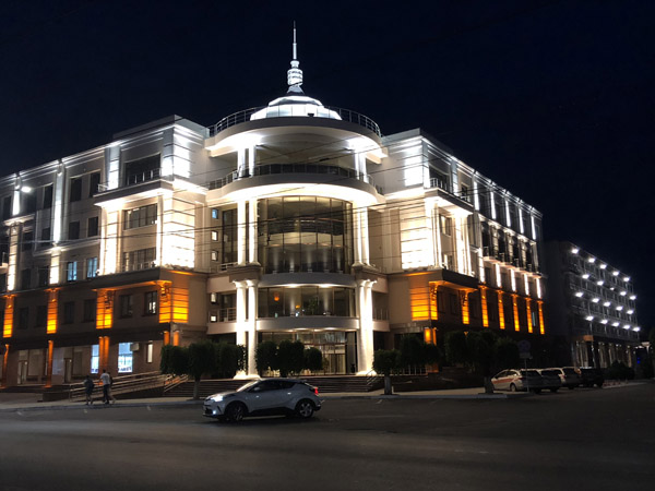 Modern office building on 25 October Street, Tiraspol