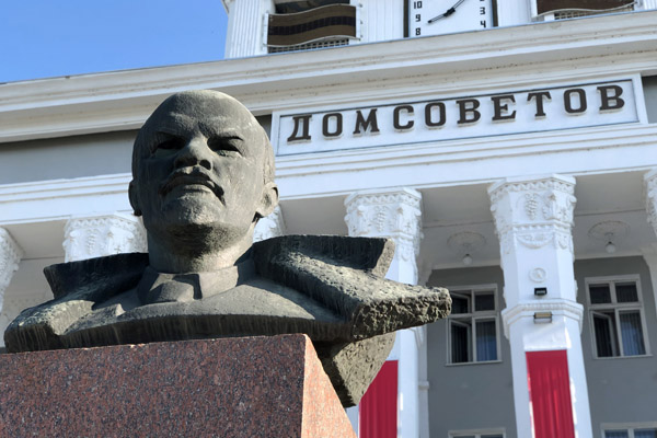 The unrecognized Republic of Transnistria retained all the trappings of the old Soviet Union, so today it's like  a time capsule