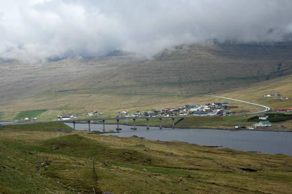 Inter-insular bridge, which connects the two biggest of the Faroe Islands, Streymoy and Eysturoy