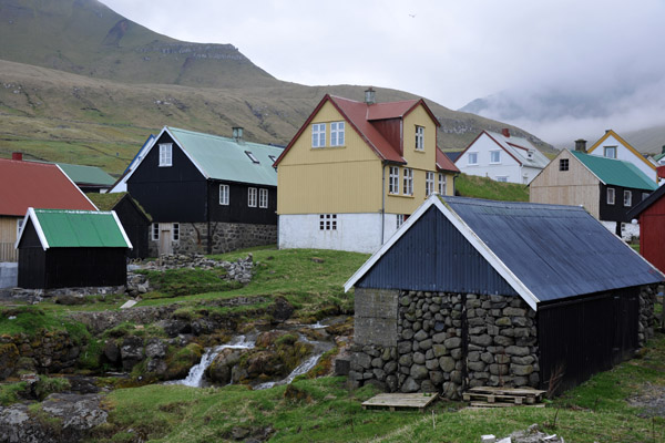 Village of Gjgv, Eysturoy, Faroe Islands
