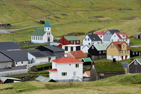 Village of Gjgv, Eysturoy, Faroe Islands