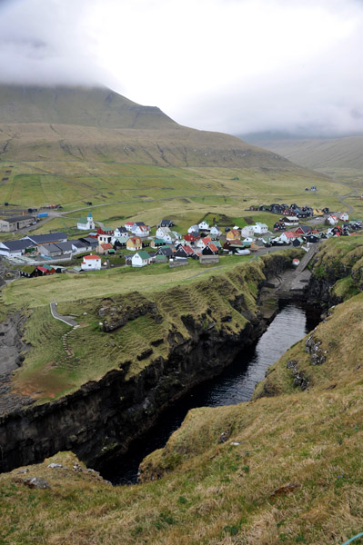 Gjgv Natural Harbor, Eysturoy, Faroe Islands