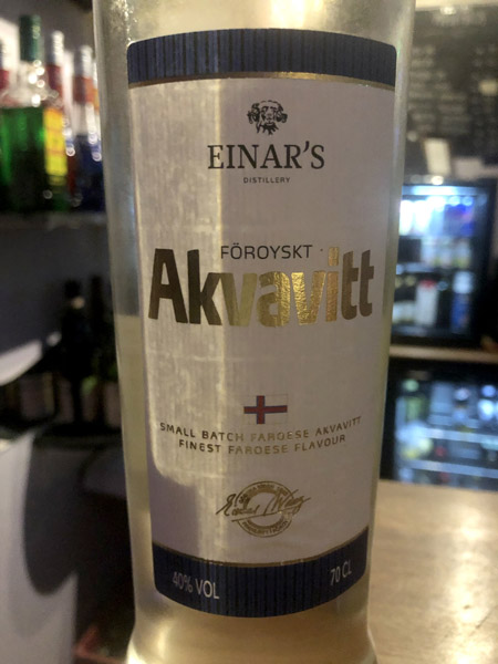 Einar's Froyskt Akvavitt, Maverik Pub, Klaksvk