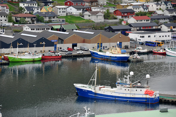Fishing trawlers, Port of Klaksvk, Bor∂oy, Faroe Islands